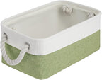 Storage Baskets for Shelves 11.8x7.9x5.2 Inch, Foldable Fabric Storage Bins with Handles, Small Storage Baskets for Organizin