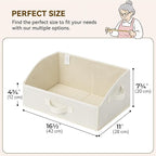 GRANNY SAYS Purse Organizer for Closet, Trapezoid Storage Bins, Closet Organizers and Storage, Decorative Storage Baskets for