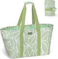 BALEINE Soft 9 Gallon Extra Large Utility Tote, Foldable Reusable Storage Bag (Antique Foliage)