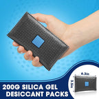 Timgle 10 Pcs 200g Rechargeable Desiccant Packs for Storage Silica Gel Packets Dry Moisture Absorbers Bags Reusable