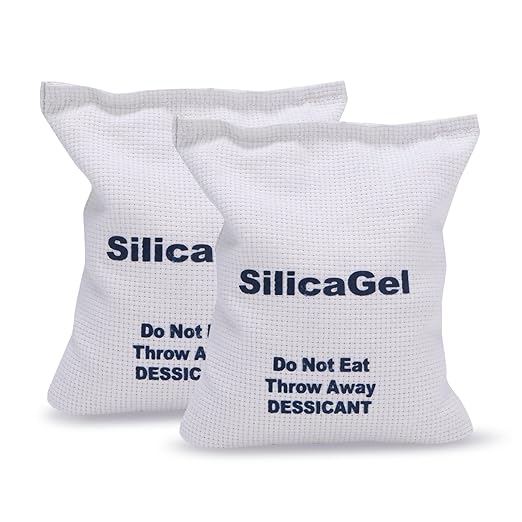 500g Silica Gel Packets,Rechargeable Desiccant Packs, Moisture Absorbers for Moisture Control, Desiccant Dehumidifier for