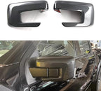 Keptrim for F150 Rearview Side Mirror Cover Trim for Ford F150 2021 2022 2023 2024 2025, ABS Carbon fiber, 2pcs