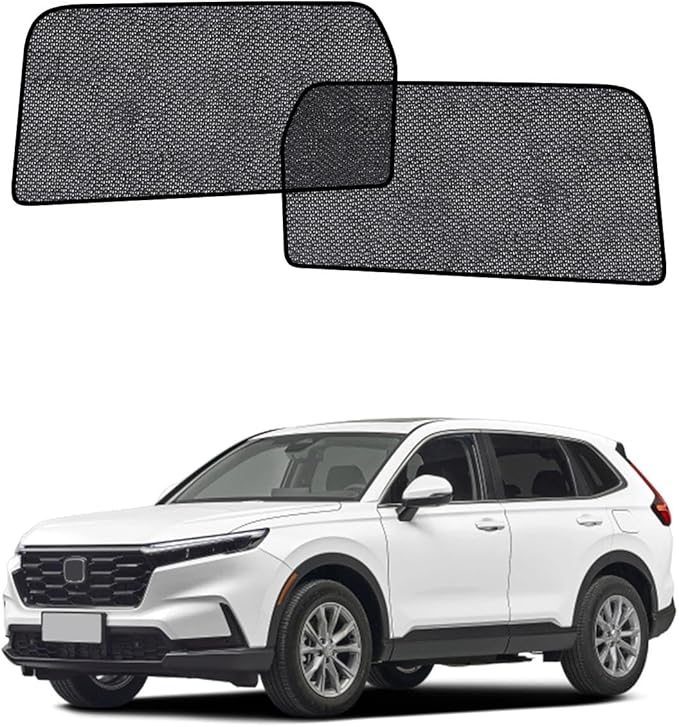 Car Window Shades for Honda CRV(2023-2026), 2-Pack Rear Window Sun Shades for Baby – Breathable Mesh, UV & Heat Blocker, Privacy Protection for Camping, Travel, Sleep & Nursing
