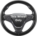 Steering Wheel Cover for Chevy Malibu 2016-2024/ Equinox 2018-2024/ Bolt EV 2017-2021/ Volt 2016-2019, Car Steering Wheel Cover for Chevrolet (Matte Black)