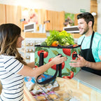 Reusable Grocery Bags Heavy Duty Shopping Bags Foldable Large Tote Bags with Long Handles & Hard Bottom