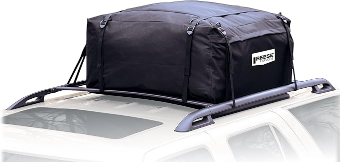 Reese Explore 1041000 10 cu. ft. Car Top Carrier, Black