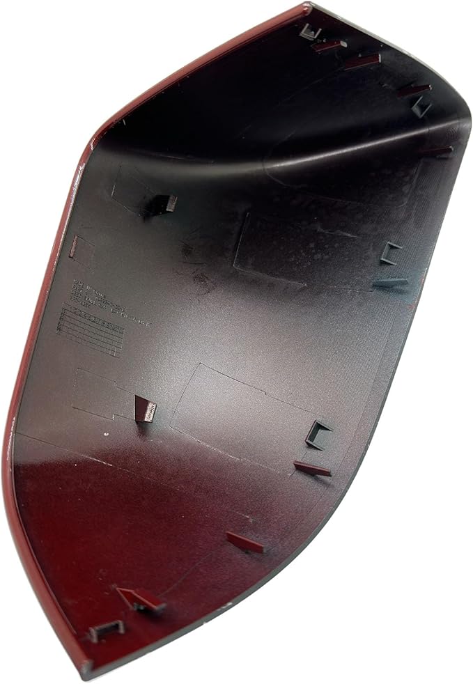 Compatible with Tesla Model 3 Side Mirror Cover Replacement 2017 2018 2019 2020 2021 2022 2023 2024, Left & Right Side Rearview Mirror Cover Cap for Model 3 Accessories(red) 2pcs