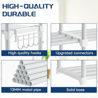 Mavivegue 9 Tiers Shoe Rack Tall Shoe Organizer Shoe Storage 50-55 Pairs Vertical Shoe Shelf Large Shoe Rack Organizer Stacka