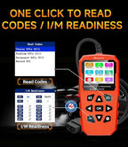 OBD2 Scanner,V880 Car Scanner Diagnostic Tool: Car Check Engine Code Reader with Reset,Live Data & Freeze Frame,Mode 6, Mode 8,