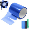 Lypumso Color Transform Light Filters, DIY Self Adhesive Car Light Tint Repair Tape for Headlight Fog Tail Lights, Transparent Outdoor Lights Window Home Decor Vinyl Wrap Film (Blue, 4in x 20ft)