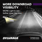 SYLVANIA - 9003 XtraVision - High Performance Halogen Headlight Bulb, High Beam, Low Beam and Fog Replacement Bulb (Contains 