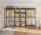 VIPEK V7 Garment Rack for Hanging Clothes Heavy Duty Clothes Rack with Shelves, Portable Closet Racks Metal Clothing Racks 5 