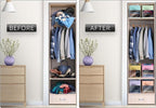 Sorbus 13 Inch Storage Bins with Clear Window - 6 Foldable Baskets for Organizing Clothes, Toys, Books - Sturdy Collapsible F
