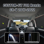 ZATOOTO Car Window Shades for Honda CR-V 2017-2022, 4 Pcs Magnetic Car Window Covers - 100% Block Light Privacy Curtains, Side Window Sun Shade for Baby Breastfeeding, Sleeping, Camping