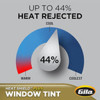 Gila 50165998 Heat Shield Plus Black Window Tint, 1 roll