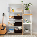 COMFY-HOMI 11.5"x7.5"x4.7" Storage Baskets for Organizing | Cotton Rope Woven Basket | Toy Storage Bin Box | Basket for Shelv
