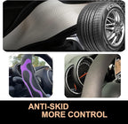 PINCTROT Comfy Grip Steering Wheel Cover, Anti-Slip Design, Universal 14.5-15 Inch(Silicone Purple)