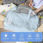 10 Large Vacuum Storage Bags, Vacuum Seal Bags for Clothing, Pillows, Comforters, Blankets, Space Saver Bags with Hand Pump