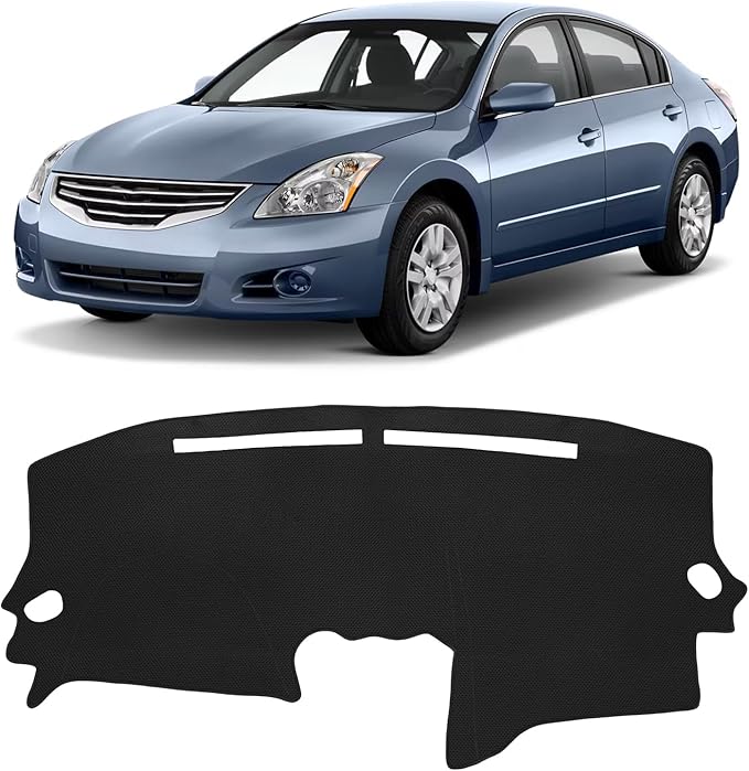 FIILINES Dash Cover Fit for Nissan Altima 2007-2012 Accessories Sunshade Non-Slip Mesh Dash Cover for Altima Accessories Dash