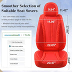 Coverado Car Seat Covers Full Set, Front Seat Cover and Back Seat Covers for Cars, Faux Leather Waterproof Seat Covers, Car S