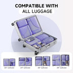 11 Set Packing Cubes for Travel, Gifts for Women Mom Kids,TSA Approved Bags for Makeup, Cosmetic, Toiletry, Suitcase Organize