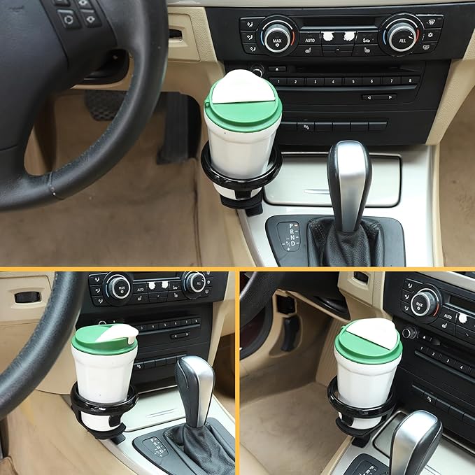 Center Console Cup Holder Compatible with BMW 3 Series 2005-2012 E90 E91 E92 E93 325i 320i 318i,Passenger Front Seat Center C