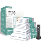Travel Vacuum Storage Bags with Electric Pump, Multiple Combinations Travel Packing Bags for Luggage and Suitcase, Carry-on S