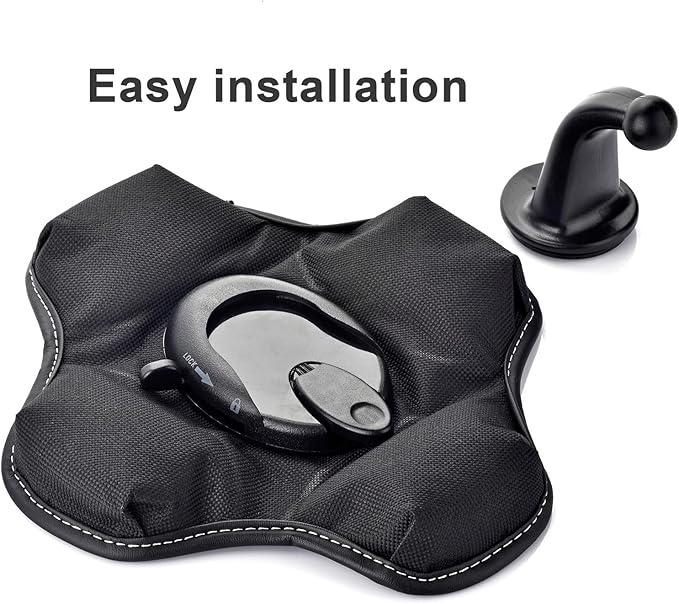 Portable NonSkid Beanbag Friction Mount Holder for Garmin GPS - Ultimate Dashboard Mount for Garmin Nuvi, Drivesmart, Dezl, Zumo, Driveassist, DriveLuxe, StreetPilot & RV Navigator