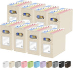 Oterri Cardboard File Organizer Box for Hanging File Folders Letter Size,File Box for Computer Desk,File Cabinet,Working Home