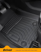 All Weather Floor Mats Full Set for Chevy Trax 2014-2023 for Buick Encore 2013-2023, Custom Fit for Front Rear Row & Trunk Mat Cargo Liner, Heavy Duty TPE Black Car Accessories