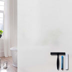 Volcanics Frosted Glass Window Privacy Film with Installation Tools, Removable Static Cling Bathroom Window Film, Heat Control UV Blocking, Peep-Proof, Ideal for Home Office 35.4 x 39.3 Inches