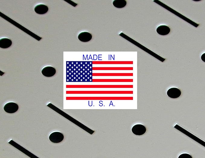 Wall Control Pegboard Spray Can Holder Bracket and Aerosol Can Organizer Pegboard and Slotted Tool Board - Black