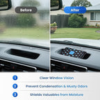 Car Dehumidifier Bags for Ford E-Tourneo Courier 2025, Reusable Dehumidifier Bag Silica Condensation Moisture Damp Absorber