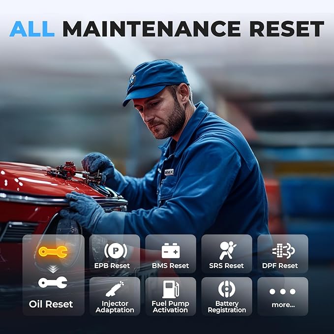 AUTOPHIX 7610P+ Fit for VW Audi, Full System Diagnostic Tool, All Reset Service, Fit for Volkswagen Audi Skoda Seat, Full OBD2