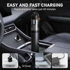 Car Vacuum Portable Cordless,18000Pa 4in1 Portable Handheld Cleaner Vacuum &Air Duster 2 Suction Modes Power Blowing&Inflatin
