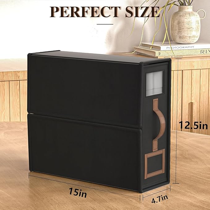 8 Pack Bed Sheets Organizers And Storage,Sheets Set Folder Keeper with Handle,Foldable Bedding Storage Box For Linen Closet,D