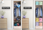 Sorbus 11 Inch Fabric Storage Cubes - Sturdy Collapsible Bins With Handle - 6 Foldable Baskets for Organizing Clothes, Toys, 