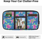 Car Sun Visor Organizer Sea Turtle Sun Visor Organizer with Big Zipper Pocket Easy to Store and Install Universal Size Fit for Most Cars SUV