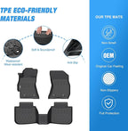 Nilight TPE Floor Mats for Subaru Outback Legacy 2015 2016 2017 2018 2019,All Weather Custom Fit Heavy Duty Floor Liners