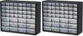 Akro-Mils 44-Drawer Plastic Drawer Storage Cabinet for Garage Organization, Bead Organizer, Building Bricks Storage, Teacher 