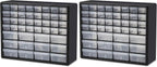 Akro-Mils 44-Drawer Plastic Drawer Storage Cabinet for Garage Organization, Bead Organizer, Building Bricks Storage, Teacher 
