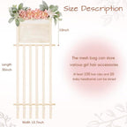 POVETIRE Headband Holder Hair Bows Organizer for Girls, Hair Accessories Display Storage Wall Hanging Decor for Baby Nursery 