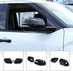 Car Door Rear View Mirror Cap Trim Cover Compatible with Toyota Tundra/Sequoia 2022-2025 Outside Side Rearview Mirror Protector Decoration ABS Accessories, Only Fit With Turn Signal Lights Version