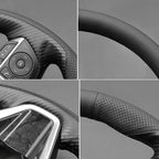 MEWANT Hand Sewn Steering Wheel Cover for Toyota Camry 2018-2019/Toyota Avalon 2019/Toyota Corolla 2019-2020/Toyota RAV4 2019 Steering Wheel Accessories