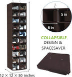Libeder Hanging Shoe Organizer for Closet, Hanging Closet Organizers 20 Section Shoe Shelves, Space Saving Shoe Holder & Stor