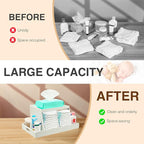 Three colors Diaper Organizer, Wooden Diaper Caddy Organizer, Changing Table Organizer, Diaper Storage Organizer, Nursery Bab