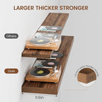 Heimlove 12 Inch Deep Floating Shelves, 55 x 12 inch Extra Long Floating Shelves for Wall, Large Display Shelf & Storage Shel