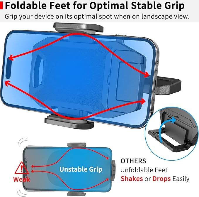 APPS2Car Sturdy CD Slot Phone Mount with One Hand Operation Design, Hands-Free Car Phone Holder Universally Compatible with All iPhone & Android Cell Phones, for Smartphone Mobile (Faux Leather)