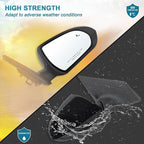 Right Passenger Side Mirror Compatible With 2017 2018 2019 2020 Hyundai Elantra With Power Glass Heated Blind Spot Black Replace#87620F3020(7Pins）