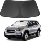 Front Windshield Sun Shade Foldable Car Front Window Sun Shade Windshield Shade Custom Fit for 2016-2026 Honda Pilot EX-L Block UV Rays Accessories Heat Keep Cooler
